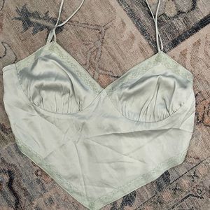 Cotton Candy LA | Sage Silk Top | Size Small